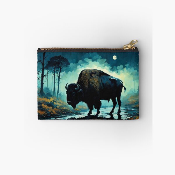 Item preview, Bison In Prairie Painting designed and sold by Gabriela McDaniel.