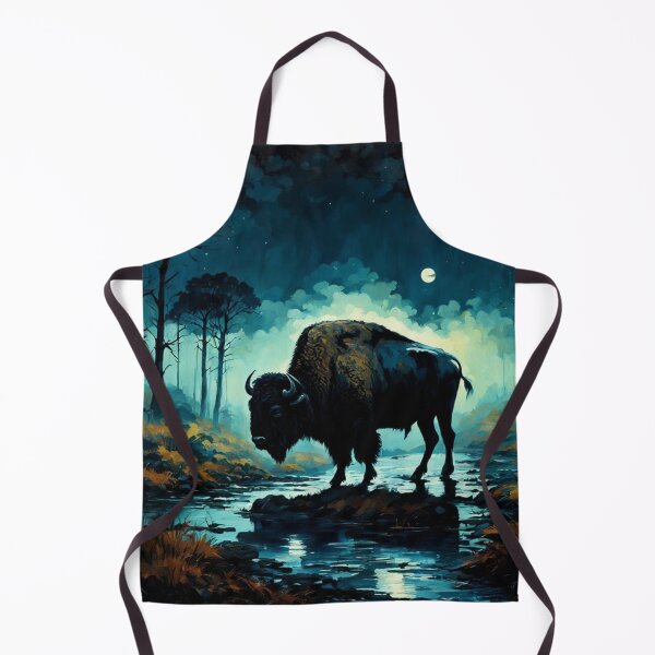 Item preview, Bison In Prairie Painting designed and sold by Gabriela McDaniel.