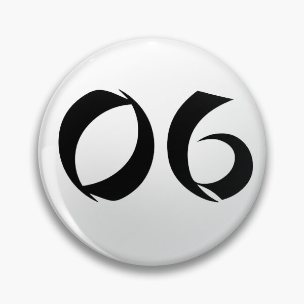 Item preview, 06, six, black, shangai designed and sold by Numbers-Art.