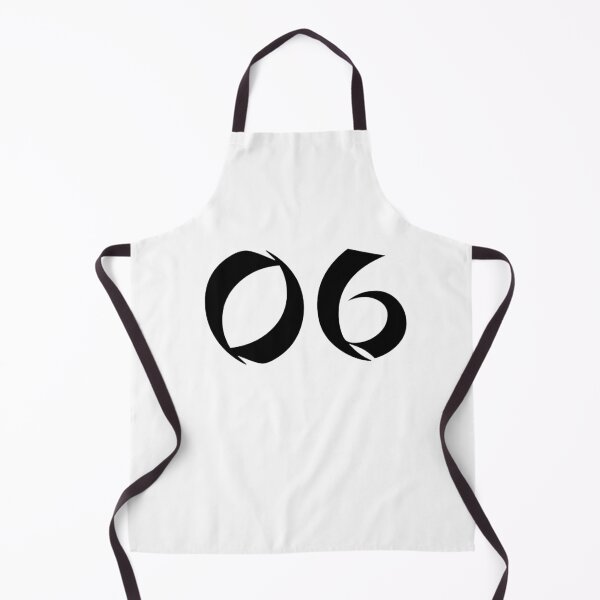 Item preview, 06, six, black, shangai designed and sold by Numbers-Art.