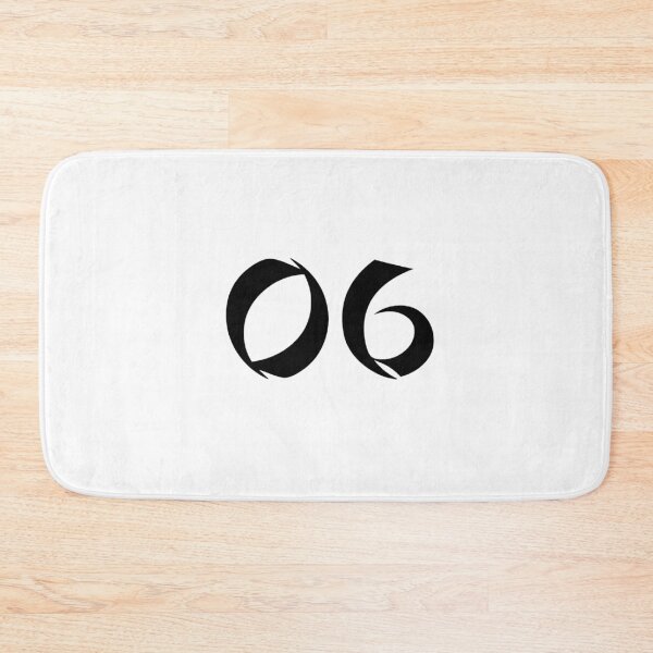 Item preview, 06, six, black, shangai designed and sold by Numbers-Art.