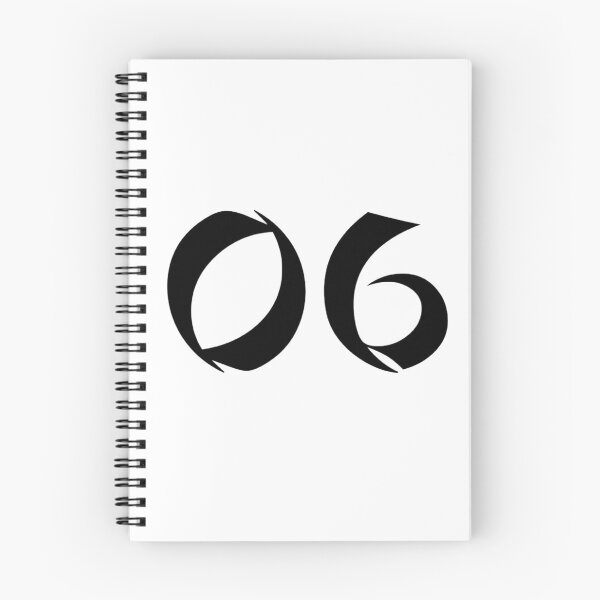 Item preview, 06, six, black, shangai designed and sold by Numbers-Art.