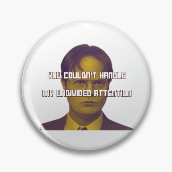 Item preview, Dwight Schrute Undivided Attention Orange designed and sold by ashleygus.