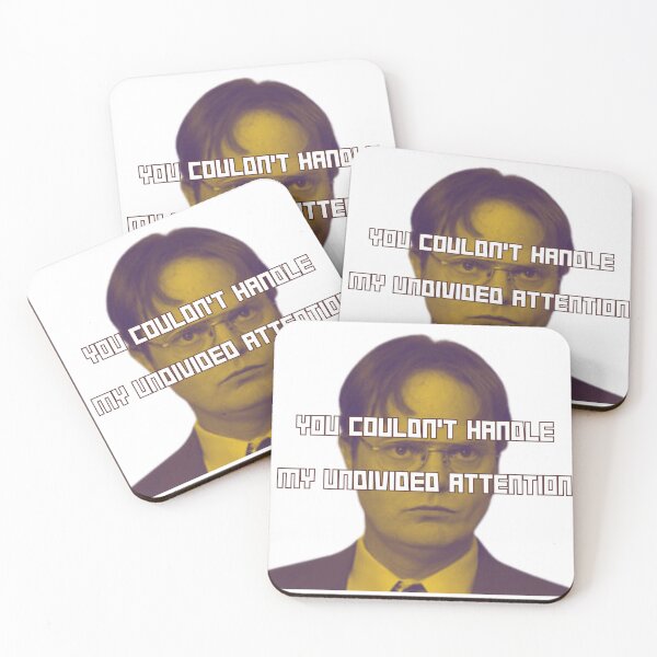Item preview, Dwight Schrute Undivided Attention Orange designed and sold by ashleygus.