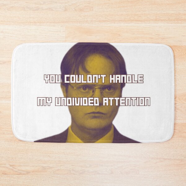 Item preview, Dwight Schrute Undivided Attention Orange designed and sold by ashleygus.