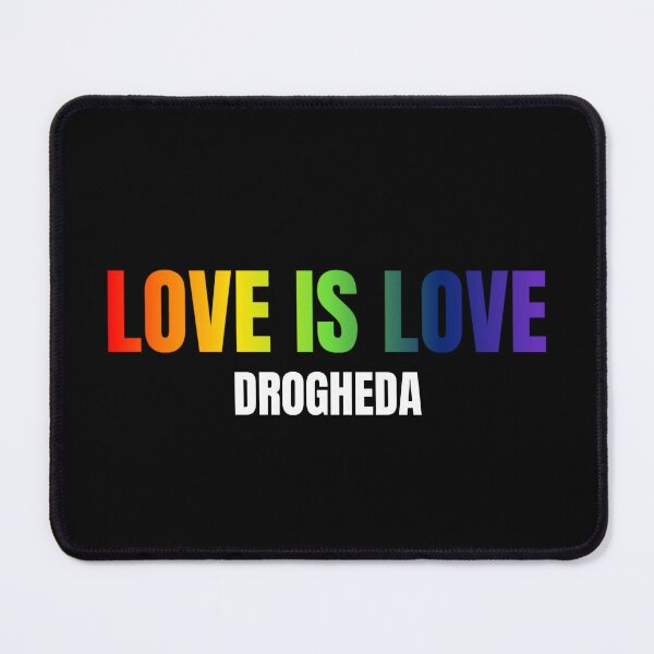 Item preview, Drogheda Love is Love t-shirt, Rainbow color pride LGBTQ graphic t-shirt, Pride unisex t-shirt, pride outfit ideas, pride month tees, designed and sold by PrideBeProud.