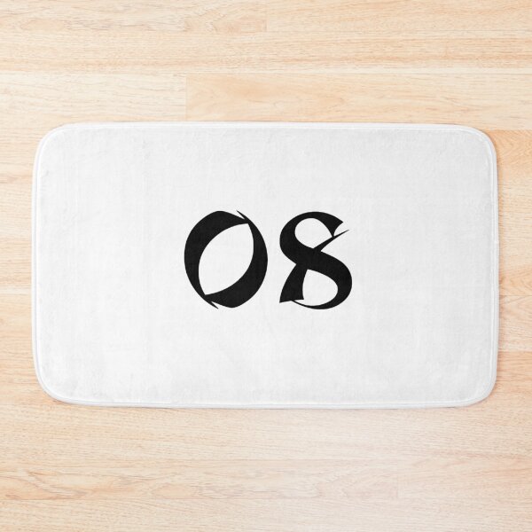 Item preview, 08, eight, black, shangai designed and sold by Numbers-Art.