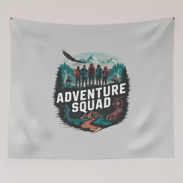 Item preview, Adventure Squad - Bold Mountain Exploration Art designed and sold by Creatiforge.