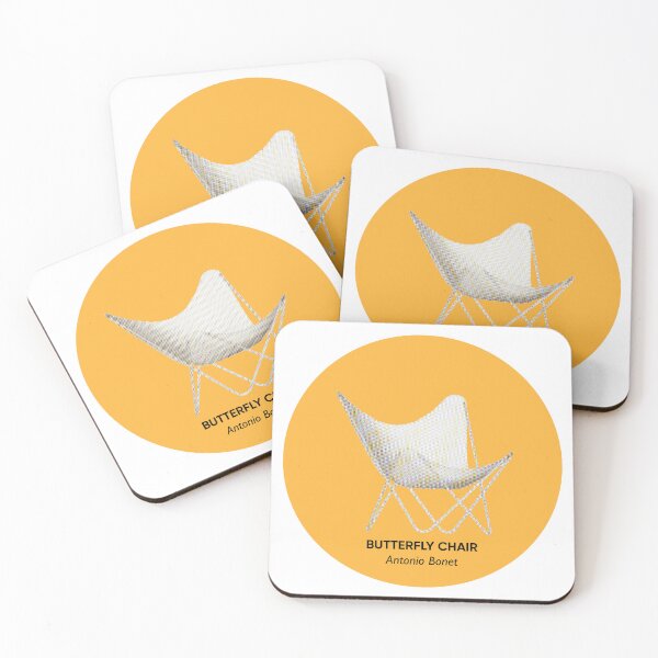 Item preview, Butterfly Chair by Antonio Bonet Halftone Illustration (Midcentury Furniture) designed and sold by hanadvartstudio.