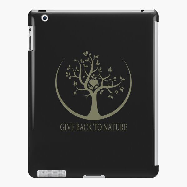 Give Back to Nature - Kaki Grunge iPad Snap Case