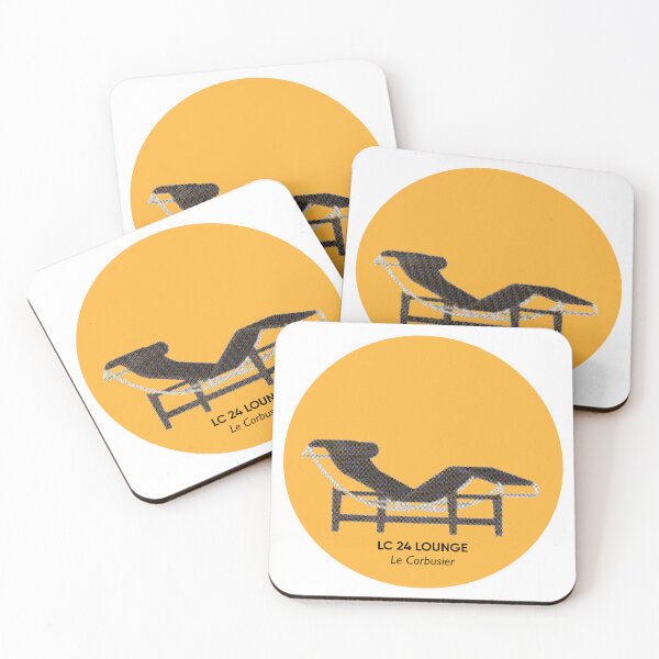 Item preview, LC24 Lounge Chair by Le Corbusier Illustration (Midcentury Furniture) designed and sold by hanadvartstudio.