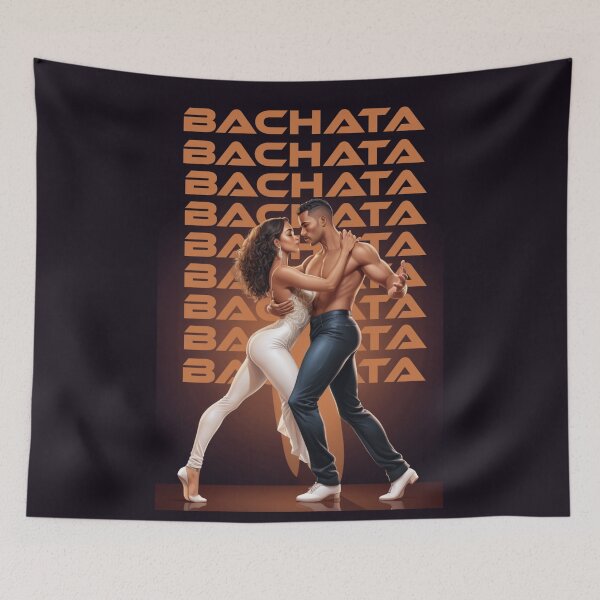 Item preview, bachata couple dancer gif Latin dance designed and sold by La Loca.