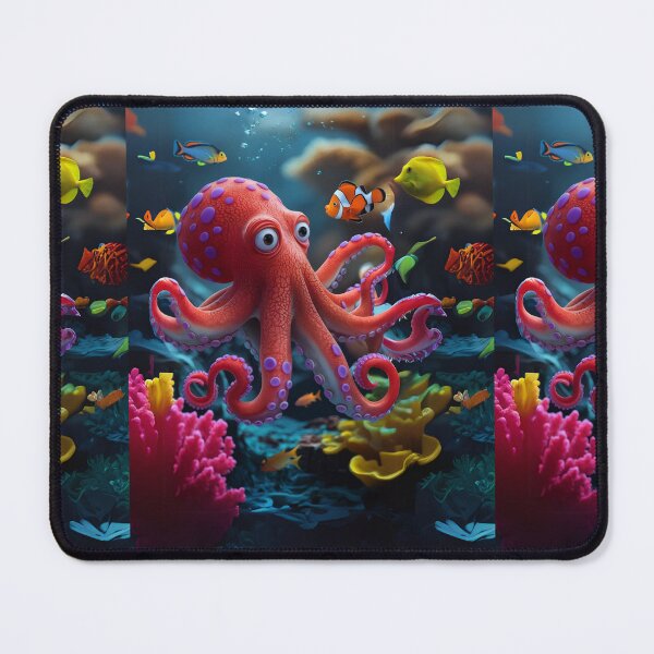 Item preview, The flabbergasted octopus  designed and sold by BrainlessBubble.