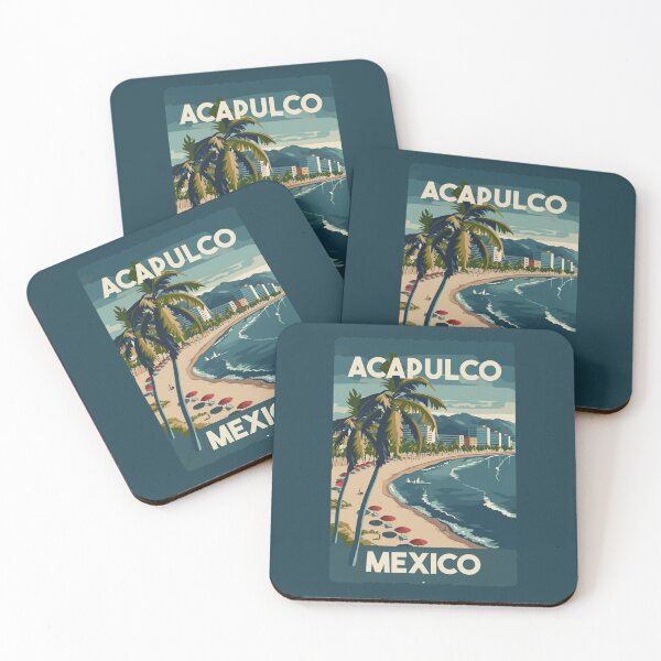 Item preview, A Vintage Travel Illustration of Acapulco - Mexico  designed and sold by GoodOldVintage.