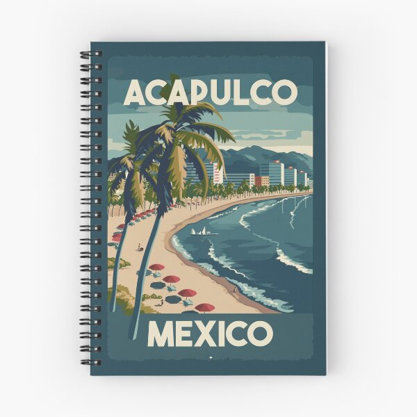 Item preview, A Vintage Travel Illustration of Acapulco - Mexico  designed and sold by GoodOldVintage.