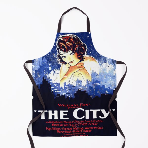 Item preview, Retro Movie Poster "The City" 1926 Classic Silent Film designed and sold by ArchimedesPrime.