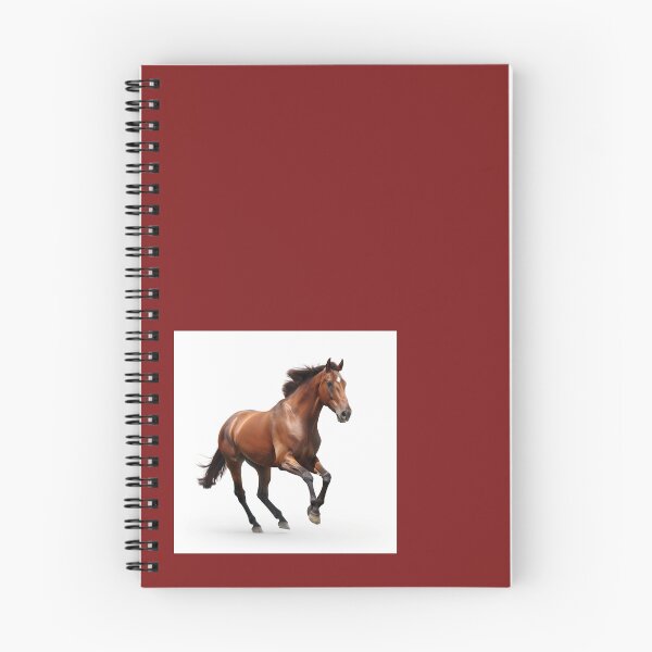 Item preview, Cantering bay horse with star designed and sold by Delicate-AI.