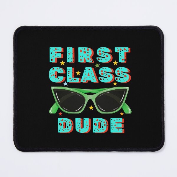 Item preview, First Class Dude Retro Colorful Typographic School Design  designed and sold by Raise2Shine.