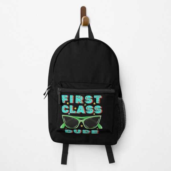 Item preview, First Class Dude Retro Colorful Typographic School Design designed and sold by Raise2Shine.