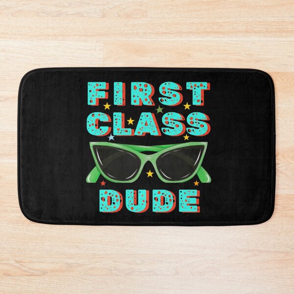 Item preview, First Class Dude Retro Colorful Typographic School Design  designed and sold by Raise2Shine.