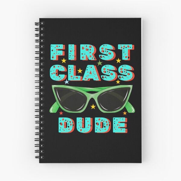 Item preview, First Class Dude Retro Colorful Typographic School Design  designed and sold by Raise2Shine.