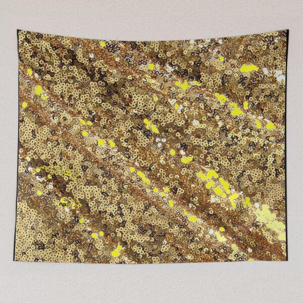 Item preview, Speckled Sequin Style Clothing Line Mardi Gras Type Brown Print designed and sold by posterbobs.