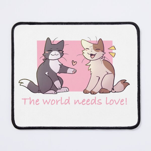 Item preview, The World Needs Love Cats designed and sold by CatBucket.