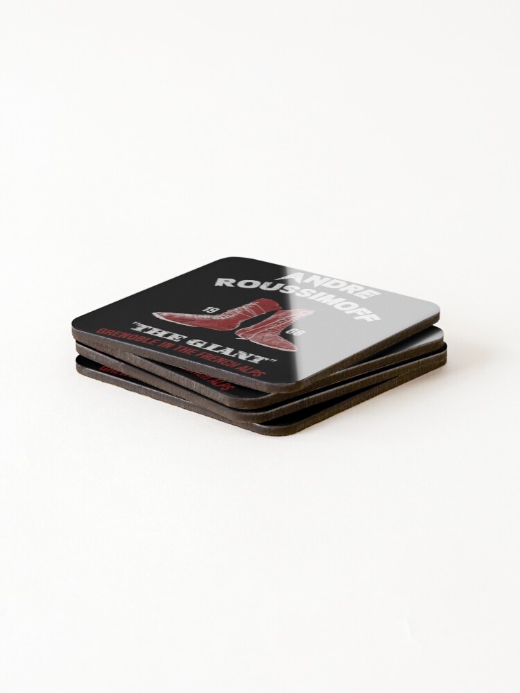 Thumbnail 4 of 5, Coasters (Set of 4), Andre Roussimoff designed and sold by refbumptees.