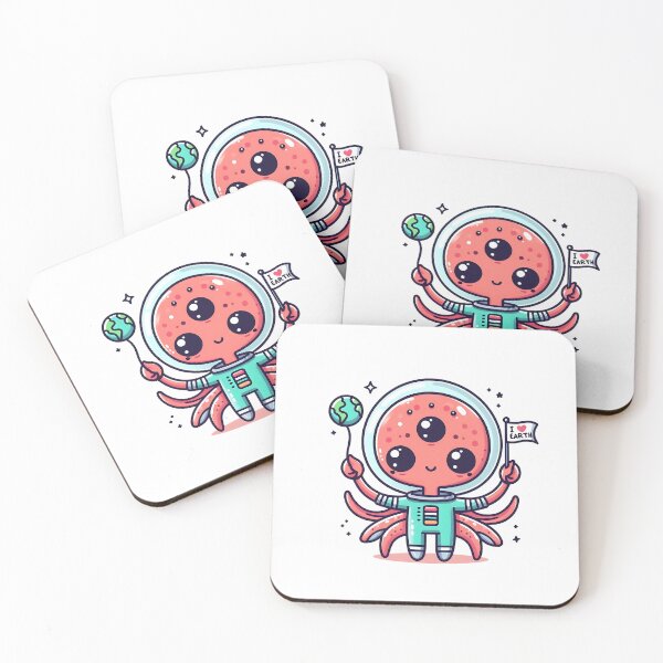 Item preview, Adorable Alien Loves Earth designed and sold by ManikRaja.