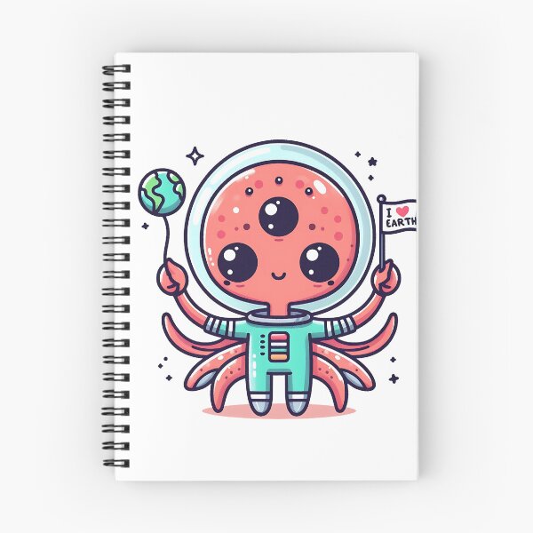 Item preview, Adorable Alien Loves Earth designed and sold by ManikRaja.