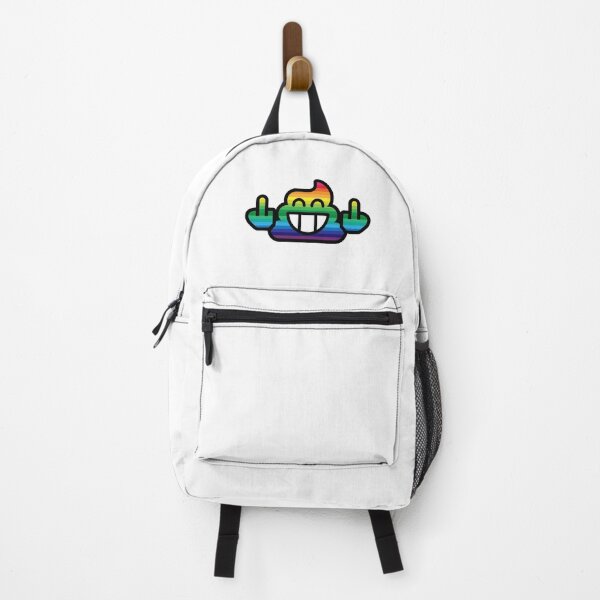 Item preview, Smiley Emoji Rainbow Poop with middle finger designed and sold by VEB Ostladen.