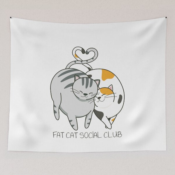 Item preview, Fat Cat Social Club designed and sold by claudiatoman.
