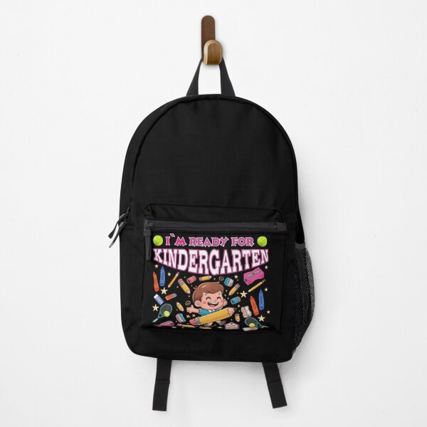 Item preview, I`M  Ready For Kindergarten Retro Colorful Typographic School Design  designed and sold by Raise2Shine.
