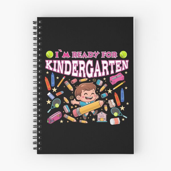Item preview, I`M  Ready For Kindergarten Retro Colorful Typographic School Design  designed and sold by Raise2Shine.