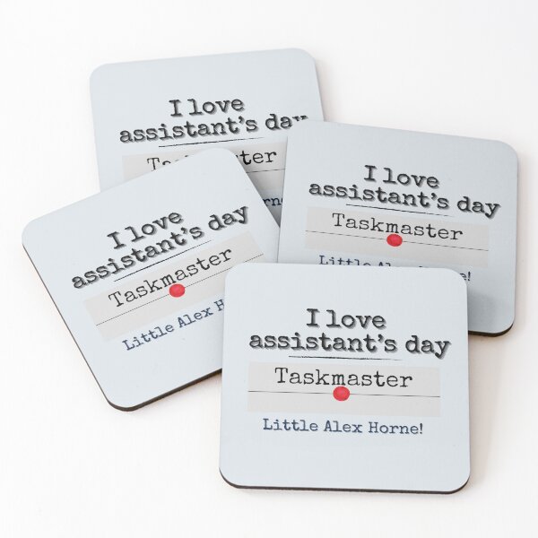 Item preview, Taskmaster: I love assistant's day. designed and sold by lmfluffycat.