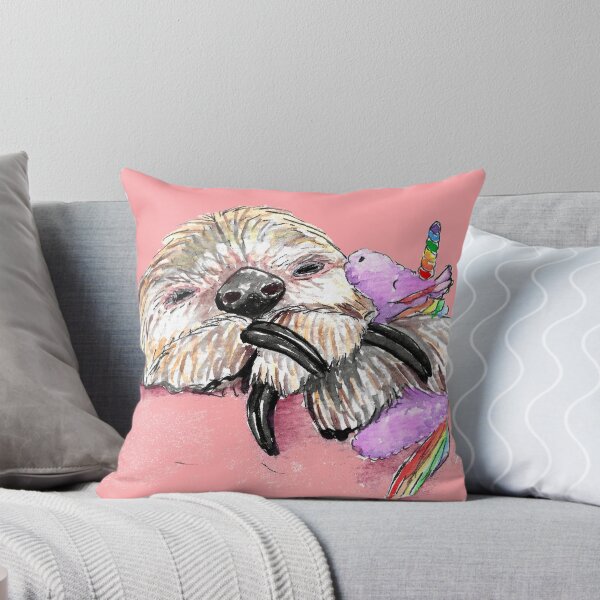 Item preview, Sloth and his Cuddly Unicorn  designed and sold by Art by Kirsten Sneath.