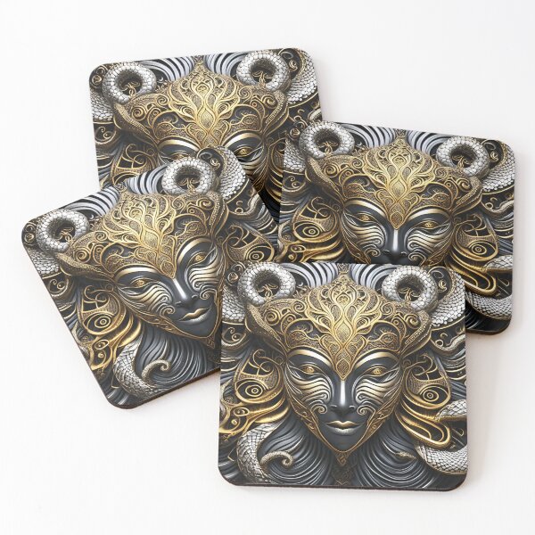 Item preview, Golden Medusa designed and sold by rainsdesigns.