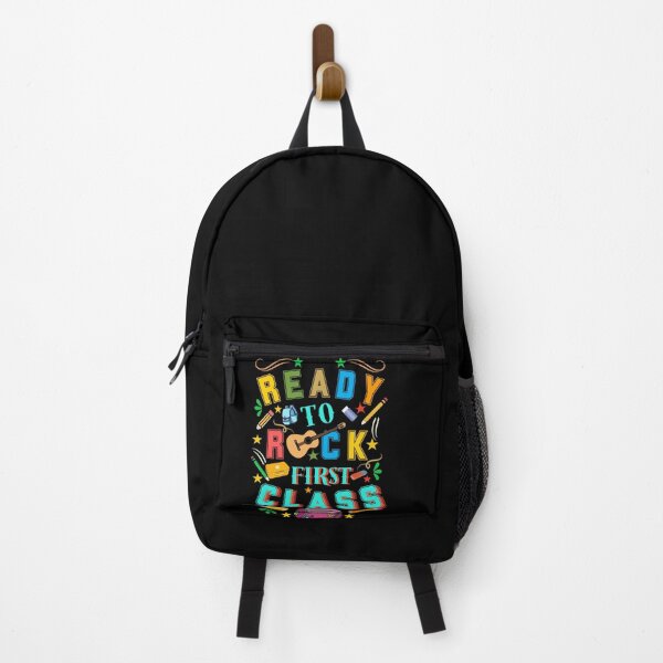 Item preview, Ready To Rock First Class Retro Typographic Colorful Back to School Design designed and sold by Raise2Shine.