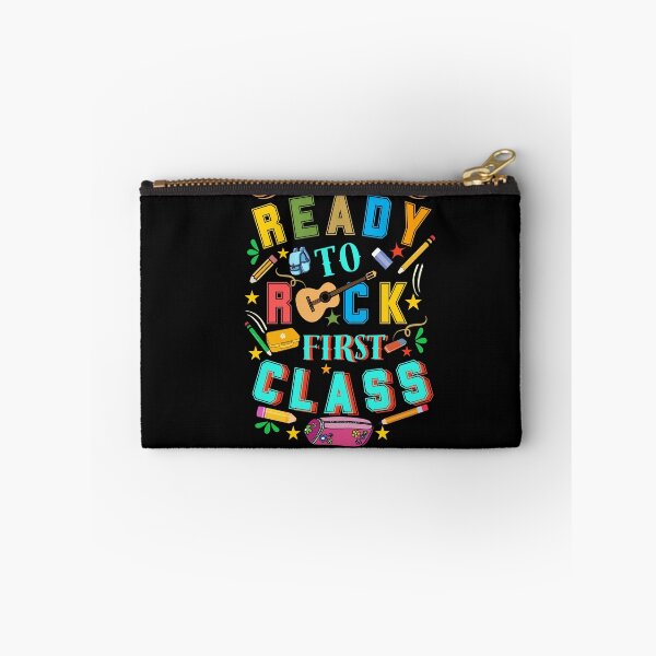 Item preview, Ready To Rock First Class Retro Typographic Colorful Back to School Design designed and sold by Raise2Shine.