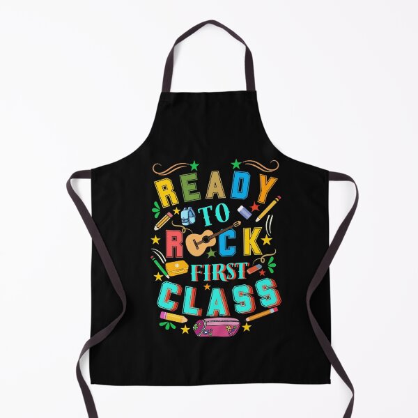 Item preview, Ready To Rock First Class Retro Typographic Colorful Back to School Design designed and sold by Raise2Shine.