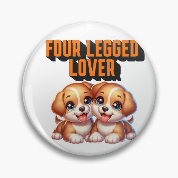 Item preview, Four Legged Lover Cute Puppy T Shirt Adorable Dog Graphic Tee Perfect Gift For Pet Lovers Animal Lover Shirt designed and sold by Closetstyl.