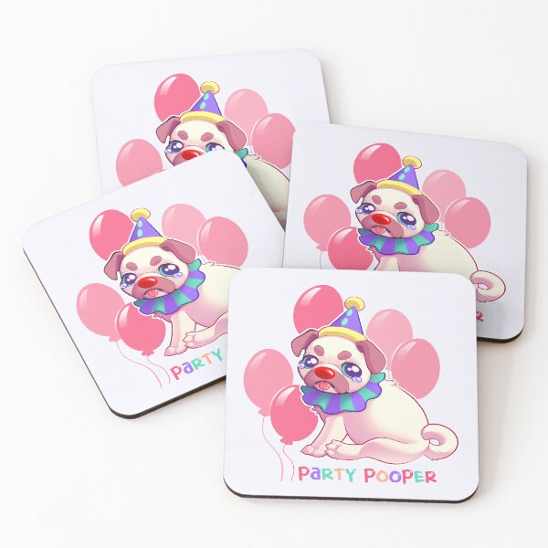 Item preview, Party Pooper Pug designed and sold by feralfane.