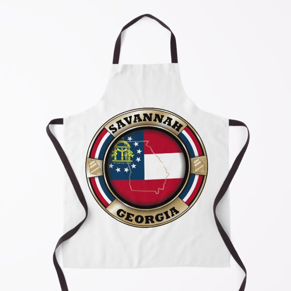 Item preview, Savannah Georgia map flag designed and sold by studioss76.