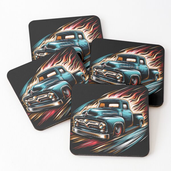 Item preview, Truck Vintage Old Classic School American Pickup Retro Farm designed and sold by farhanhafeez.
