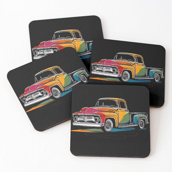 Item preview, Truck Vintage Old Classic School American Pickup Retro Farm designed and sold by farhanhafeez.