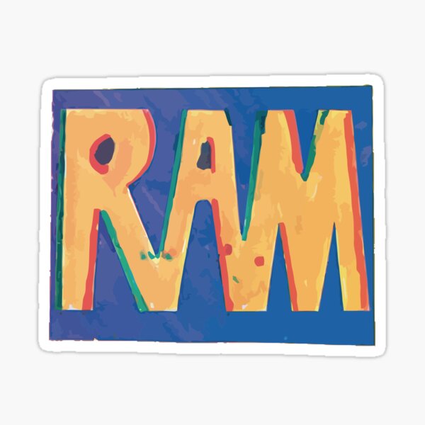 Vista previa del artículo con la obra «Ram - Logotipo del álbum», diseñado y vendido por skipat.