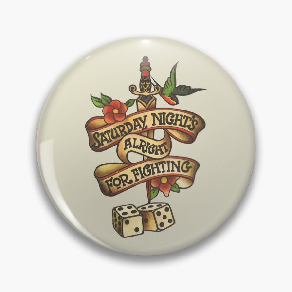 Item preview, Saturday Night's Alright For Fighting - Song Logo designed and sold by skipat.