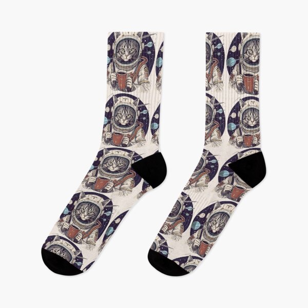 Item preview, Astronaut Space Cat designed and sold by CatStickershere.