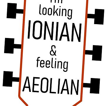Artwork thumbnail, Looking Ionian feeling Aeolian Guitar Headstock by 6tuningpegs