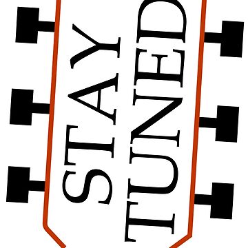 Artwork thumbnail, Stay Tuned Guitar Headstock by 6tuningpegs